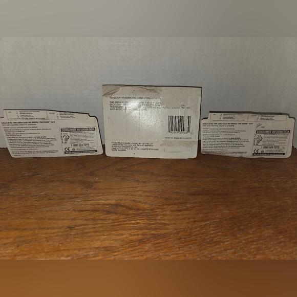 LOT OF THREE - "CUT CARD" NASCAR CARS - NEW - Picture 2 of 5